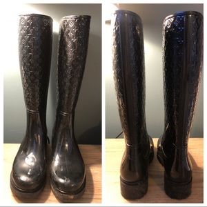 Louis Vuitton splash rain boots